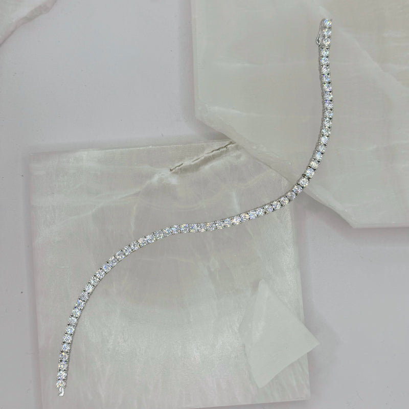 3MM SILVER TENNIS bracelet