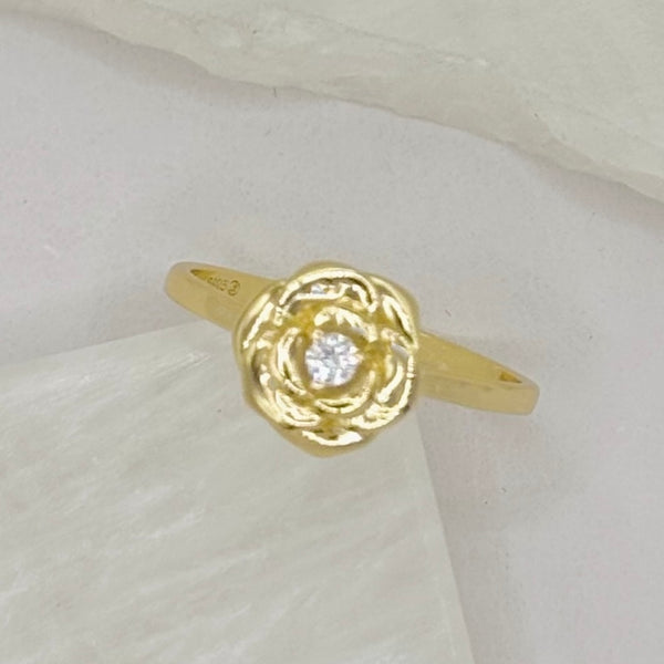 GOLD ROSE ring