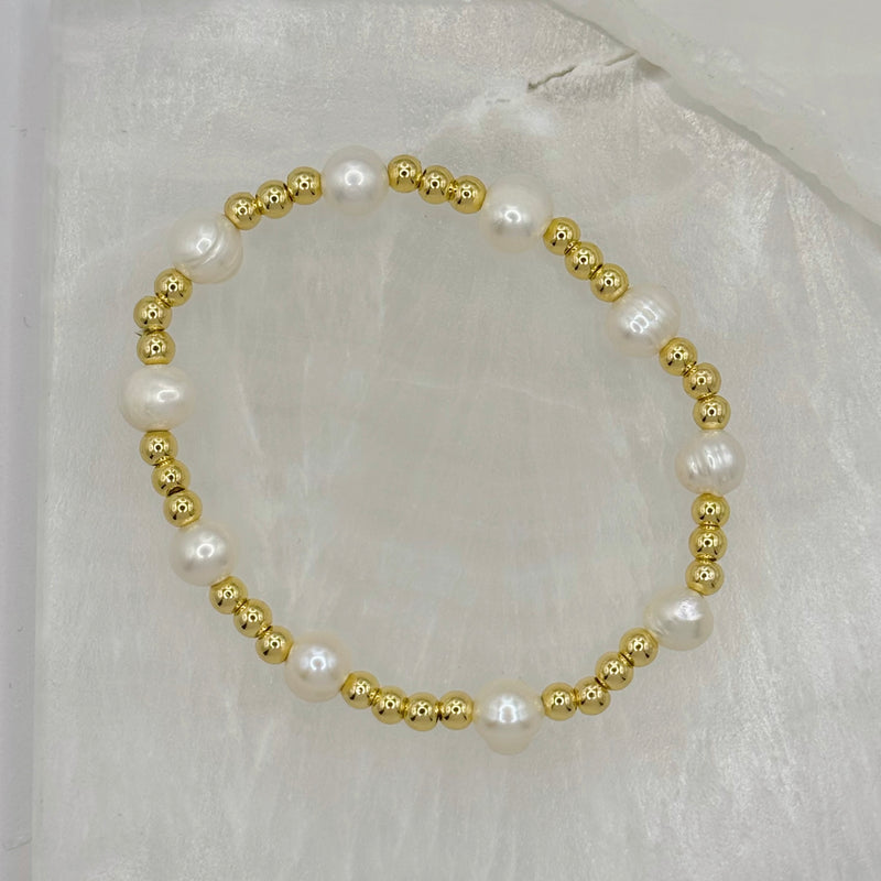 FRESHWATER PEARL BEADED bracelet