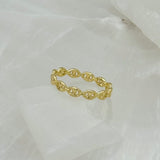 3MM GOLD MARINER ring