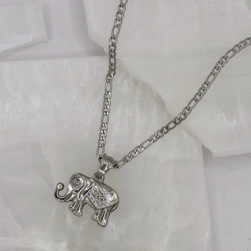 SILVER ELEPHANT necklace