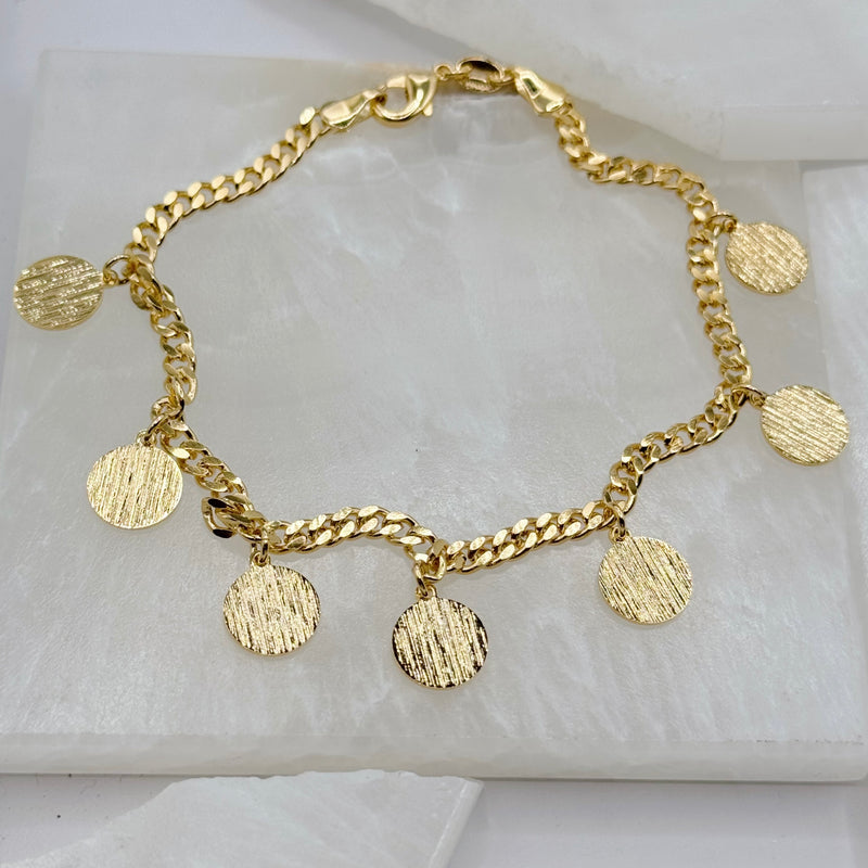 CUBAN COIN anklet