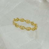 3MM GOLD MARINER ring