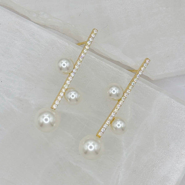 PEROLA CRYSTAL PEARL earrings