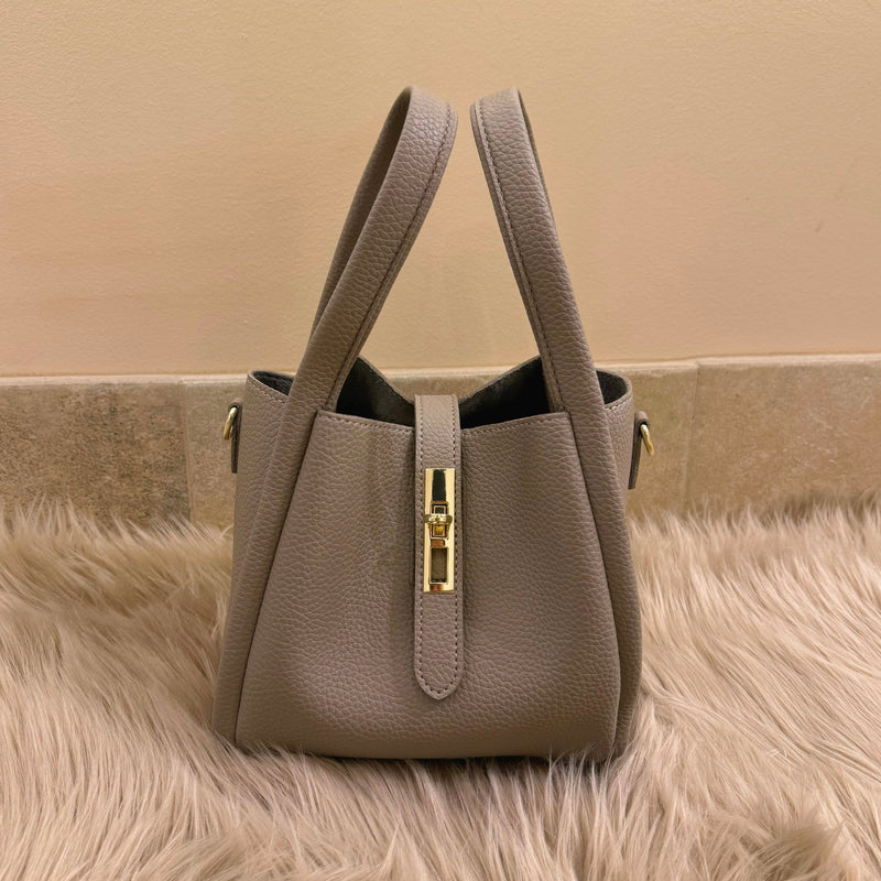 TAUPE CHLOE BUCKET handbag