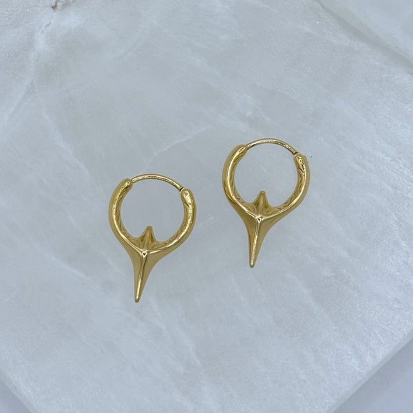 SPIKE HOOP earrings