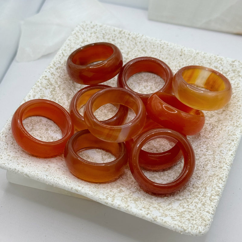 9MM CARNELIAN ring