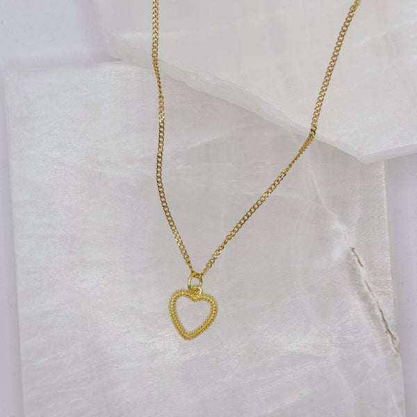 GOLDEN HEART SUPER MINI necklace