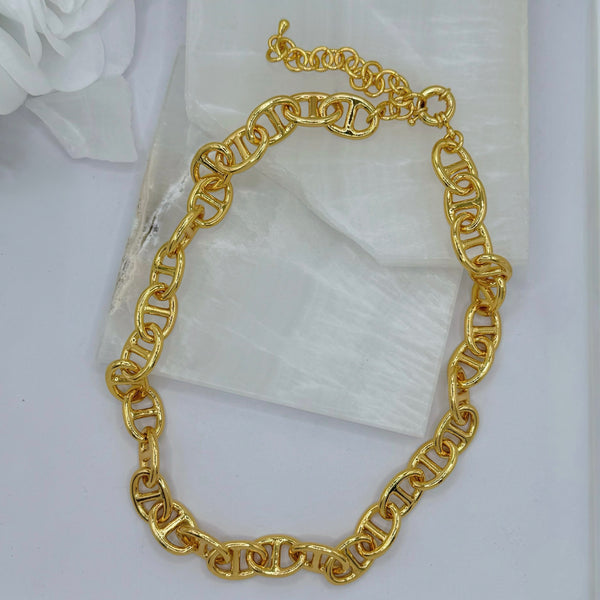 11MM GOLD MARINER necklace