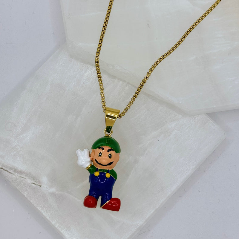 LUIGI CARTOON necklace