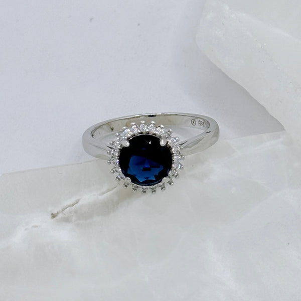 CRYSTAL BLUE SAPPHIRE ring