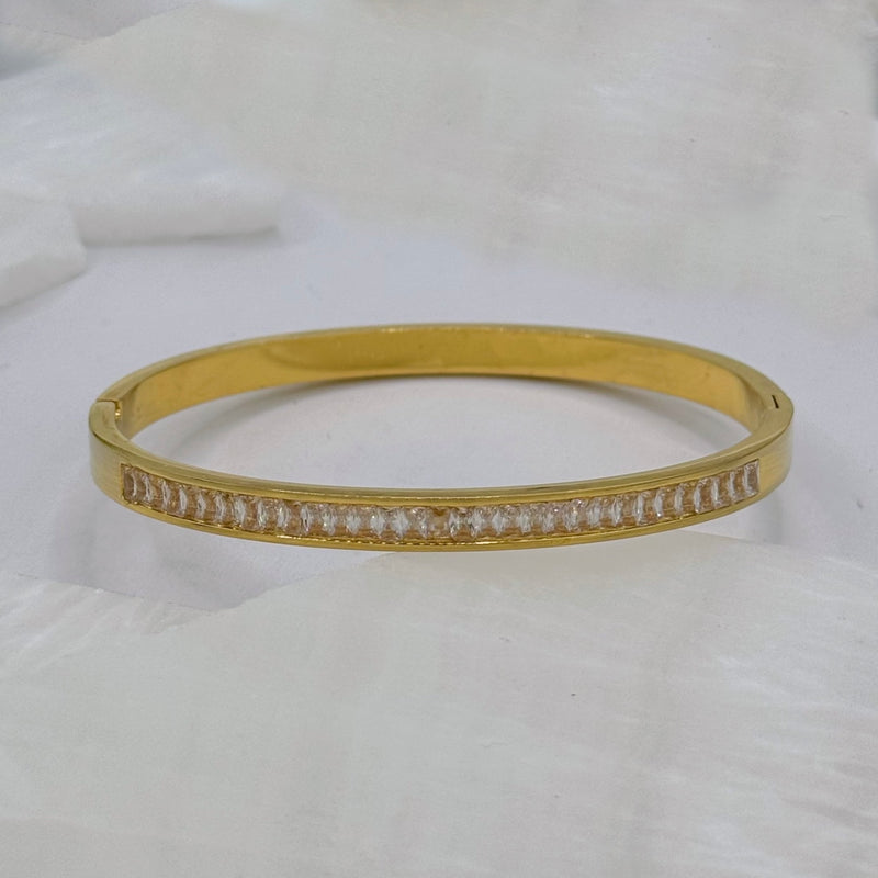 GOLD CRYSTAL KRISTIN bangle