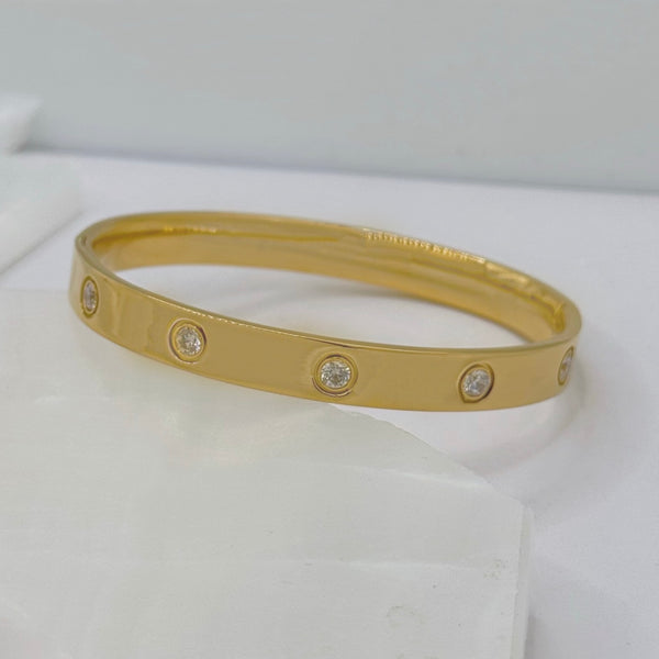 7MM GOLD LOVER bangle