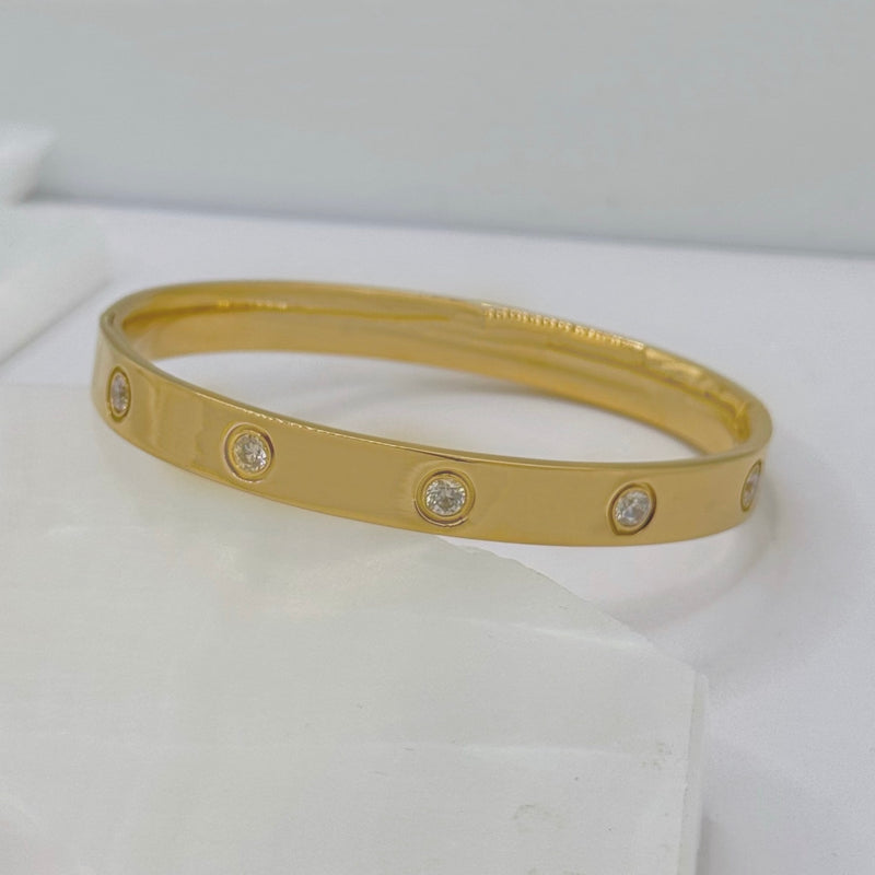 7MM GOLD LOVER bangle