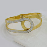 CRYSTAL LOOP bangle