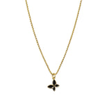 BLACK BUTTERFLY SUPER MINI necklace