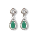 TEARDROP JADE earrings