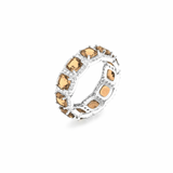 OXANA CHAMPAGNE CUSHION CUT ring